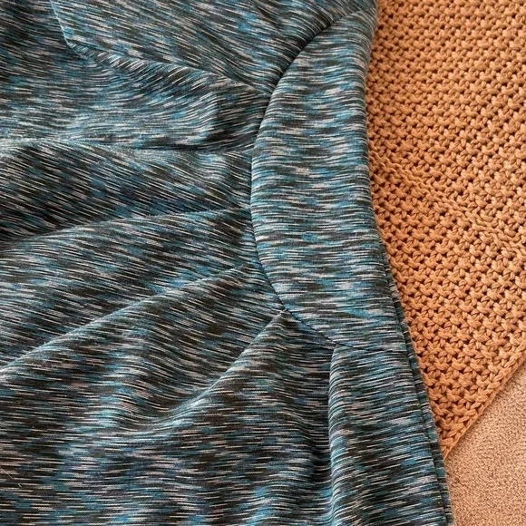 Calvin Klein Textured Teal Sleeveless Midi Dress size 14 - Picture 8 of 9